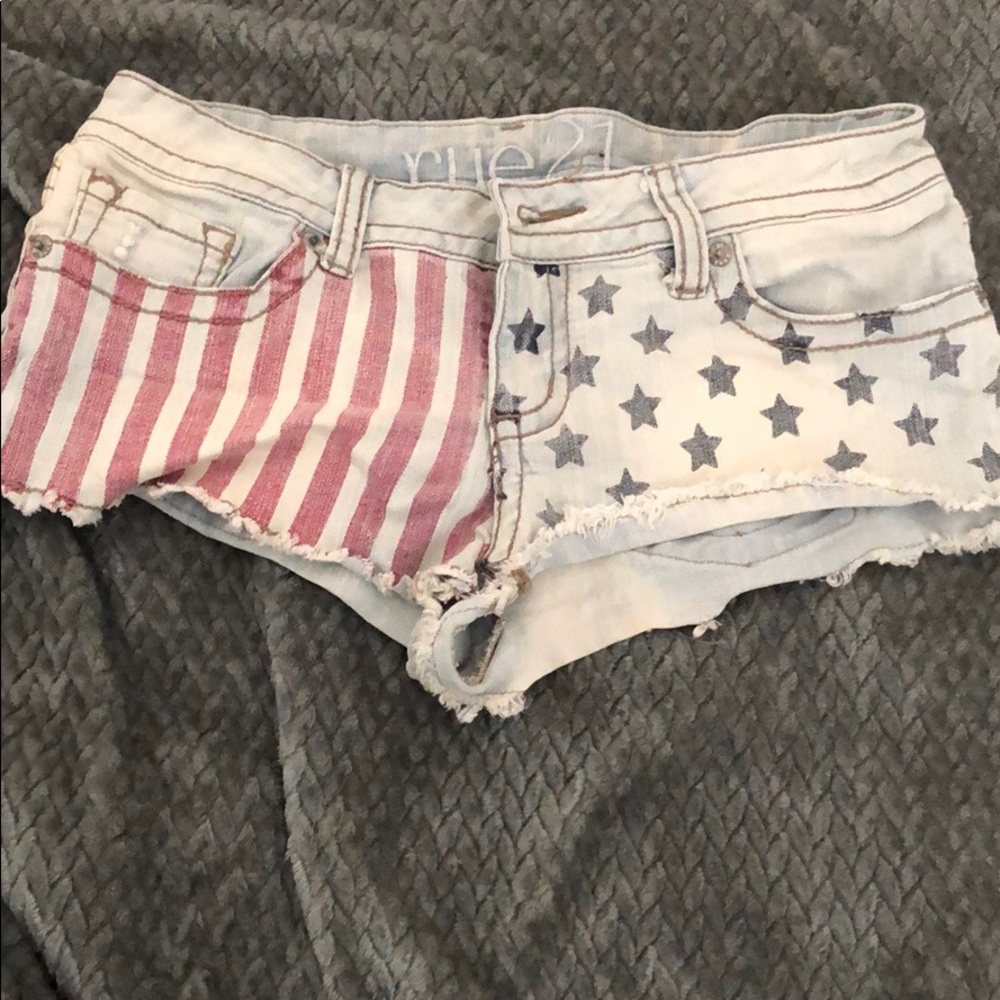 USA mini shorts